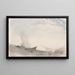 Das Skizzenbuch des Channel 50 - Joseph Mallord William Turner — gerahmtes Bild an der Wand