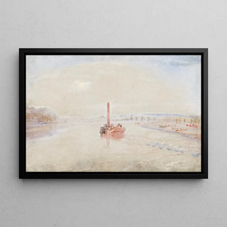 Joseph Mallord William Turner - The Confluence of the Seine and the Marne at Charenton France.webp