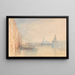 Venedig L. Mündung des Grand Canal - Joseph Mallord William Turner — gerahmtes Bild an der Wand