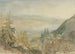 Ansicht von Farnley Hall im Yorkshire - Joseph Mallord William Turner — Ansicht des Kunstwerks