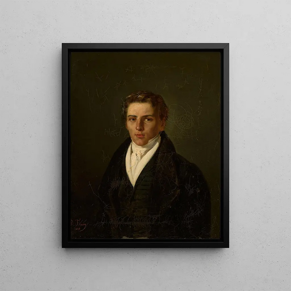 Joseph Nicolas RobertFleury - Portrait of a young man.webp