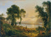 Sonnenuntergang über den Phlégréischen Feldern in Richtung der Inseln Procida und Ischia Sonnenuntergang über den Champs Élysées in Richtung der Insel Ischia - Joseph Rebell — Ansicht des Kunstwerks