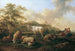 Landschaft mit weidendem Vieh - Joseph Roos der Ältere — Ansicht des Kunstwerks