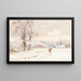 Winter - Joseph Rubens Powell — gerahmtes Bild an der Wand