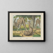 Giraffe - Joseph Scholz — gerahmtes Bild an der Wand