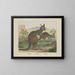Kangaroo-Gemälde - Joseph Scholz — gerahmtes Bild an der Wand