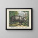 Rhinocéros - Joseph Scholz — gerahmtes Bild an der Wand