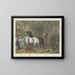 Stall - Joseph Scholz — gerahmtes Bild an der Wand
