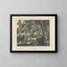Fuchshund - Joseph Scholz — gerahmtes Bild an der Wand