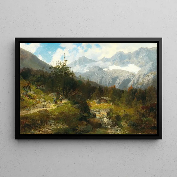 Joseph Schoyerer - Scene between Handeck and Grimsel.webp