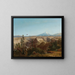 Ansicht der Atacama-Wüste in Chile mit dem Vulkan Licancabur im Hintergrund - Joseph Selleny — gerahmtes Bild an der Wand