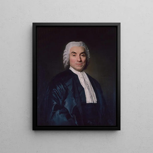 Jean - Baptiste François, Graf von la Michodière, vom Handel ausgeschlossen (1772 - 1778) - Joseph Siffred Duplessis — gerahmtes Bild an der Wand