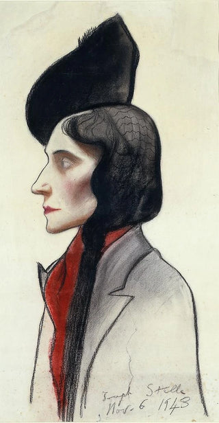 Joseph Stella - Portrait of Clara Fasano.webp