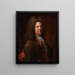 Selbstporträt - Joseph Vivien — gerahmtes Bild an der Wand