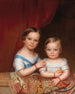 Portrait von zwei Kindern der Familie Clemens Bachofen von Echt - Joseph Weidner — Ansicht des Kunstwerks
