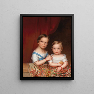 Joseph Weidner - Portrait of Two Children of the Clemens Bachofen von Echt Family.webp