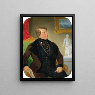 Joseph Weidner - Portrait of a Gentleman in a Bourgeois Setting.webp