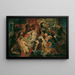 Das Bad der Diana Rückseite L'éducation du jeune Bacchus - Joseph Winterhalder le Jeune — gerahmtes Bild an der Wand