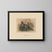 Le Caracal - Joseph Wolf — gerahmtes Bild an der Wand