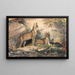 Le Serval - Joseph Wolf — gerahmtes Bild an der Wand