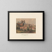 Vignes de moutons sauvages - Joseph Wolf — gerahmtes Bild an der Wand
