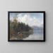 Partie au Walchensee - Joseph Wopfner — gerahmtes Bild an der Wand
