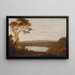 Lac Albano - Joseph Wright de Derby — gerahmtes Bild an der Wand