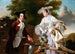 Peter Perez Burdett und seine erste Ehefrau Hannah - Joseph Wright de Derby — Ansicht des Kunstwerks