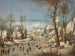 Landschafts-Gemälde mit Vogelfalle nach Pieter Brueghel - Joseph van Bredael — Ansicht des Kunstwerks