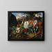 Rodolphe von Habsburg und der Priester - Joseph von Führich — gerahmtes Bild an der Wand
