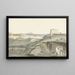Landschaft bei Genzano di Roma - Josephus Augustus Knip — gerahmtes Bild an der Wand