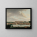 La vue de l'ambassade batave à Paris - Josephus Augustus Knip — gerahmtes Bild an der Wand