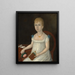 Adelina Morton - Joshua Johnson — gerahmtes Bild an der Wand
