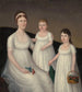 Grace Allison McCurdy Mme Hugh McCurdy und ihre Töchter Mary Jane und Letitia Grace - Joshua Johnson — Ansicht des Kunstwerks