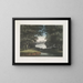 Chutes de Saint-Antoine sur le Mississippi - Joshua Shaw — gerahmtes Bild an der Wand