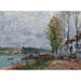 Reproduktion des Gemäldes Nebeltag in Saint-Mammès - Alfred Sisley