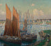 Sommertag im Hafen - Wilson Henry Irvine — Ansicht des Kunstwerks