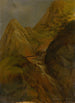 Landschaft mit Berg und Wasserfall - Józef Bożetech Klemens — Ansicht des Kunstwerks