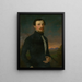 Portrait eines jungen Mannes (Kasuskonflikt) - Józef Bożetech Klemens — gerahmtes Bild an der Wand