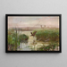 Gallinule poule-d'eau - Józef Chełmoński — gerahmtes Bild an der Wand