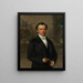 Portrait Édouard Jean Hyacinthe Moretus Plantin - Józef Delin — gerahmtes Bild an der Wand