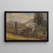 Labourage - Jozef Hanula — gerahmtes Bild an der Wand