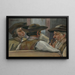 Politiker - Jozef Hanula — gerahmtes Bild an der Wand