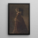 Portrait einer Dame mit Schleier - Jozef Hanula — gerahmtes Bild an der Wand