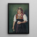 An meinen Freund - Jozef Hanula — gerahmtes Bild an der Wand