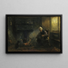 Am Kamin - Jozef Israëls — gerahmtes Bild an der Wand