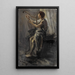 Jozef Israëls - David — gerahmtes Bild an der Wand