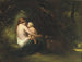 Genoveva, eine legendäre Schönheit im Wald - Jozef Israëls — Ansicht des Kunstwerks