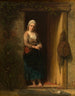 Ida, das Mädchen des Fischers an der Tür - Jozef Israëls — Ansicht des Kunstwerks