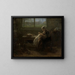La Joie de la maternité - Jozef Israëls — gerahmtes Bild an der Wand